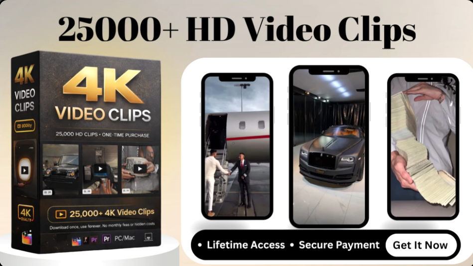 25000+ Hd Video Clips ​Reel Bundles