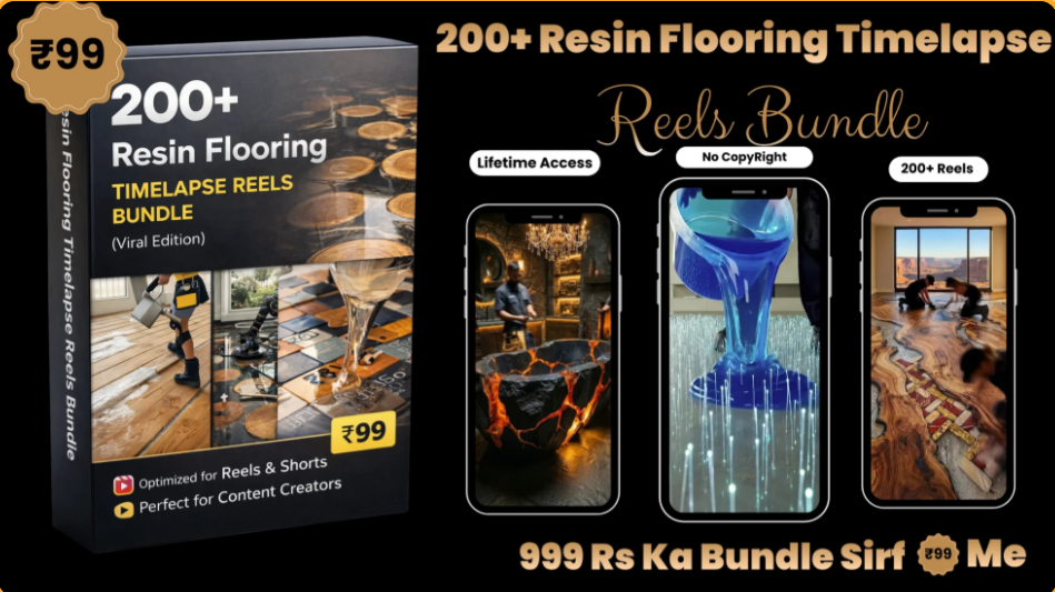 200+ Resin Flooring Timelapse Reel Bundle​