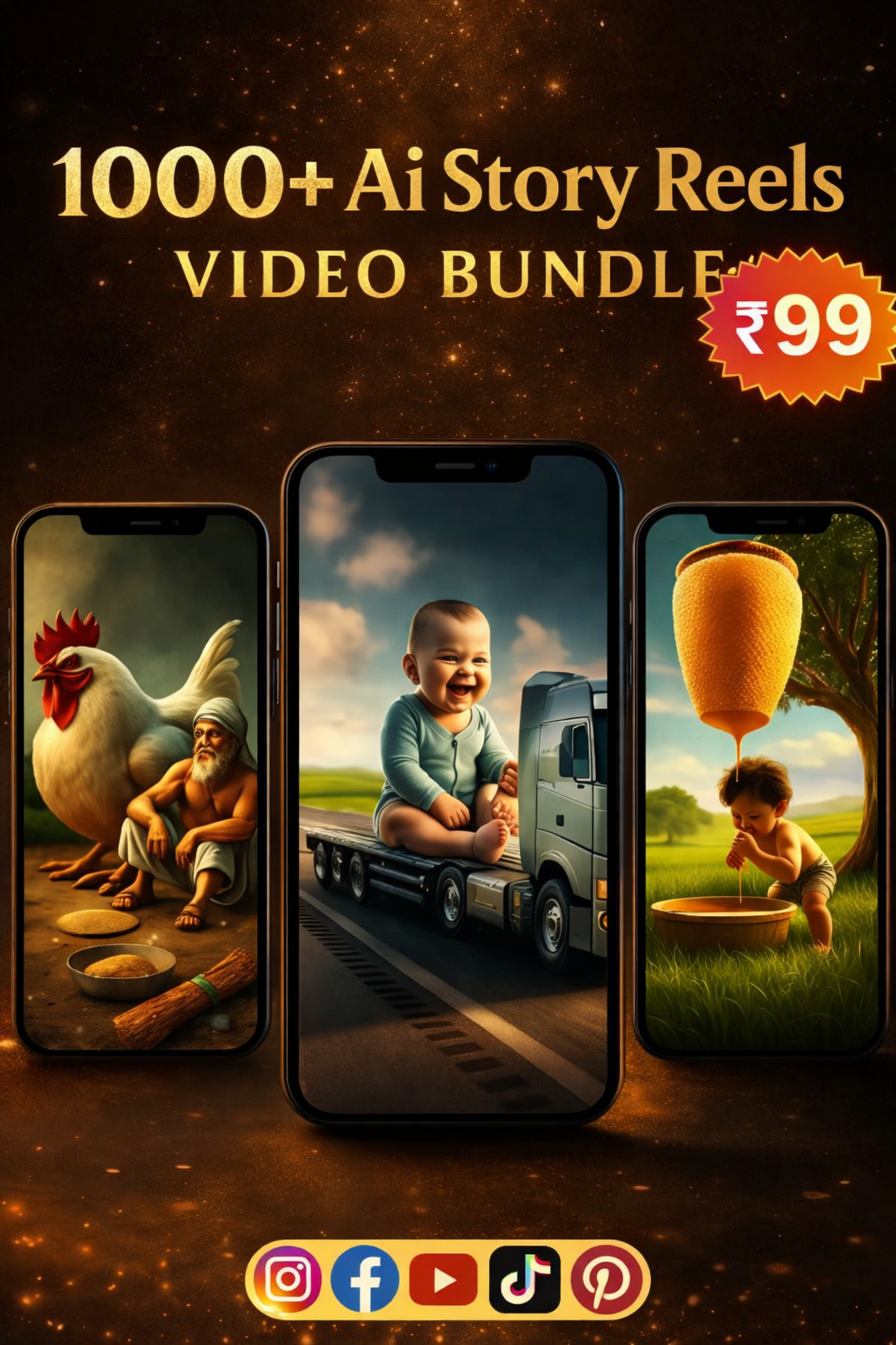 AI story video bundle promotion